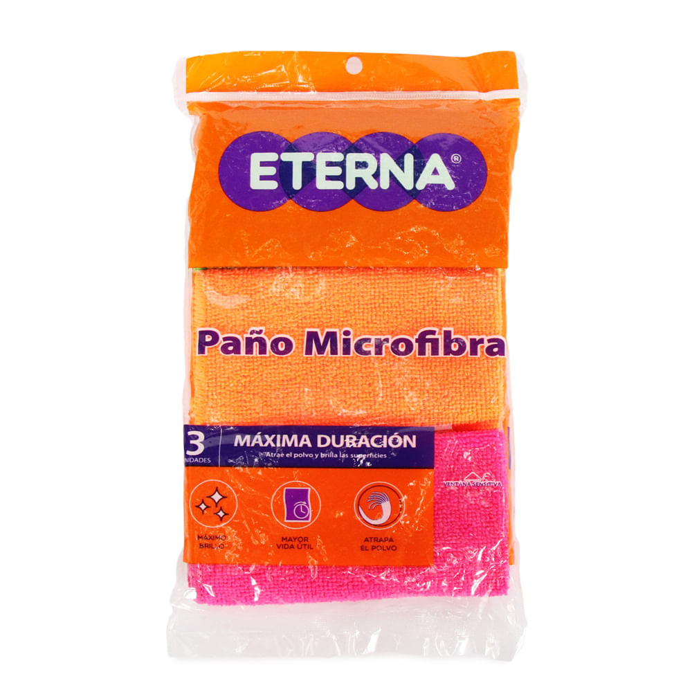 PAÑO MICROFIBRA ETERNA x 3 UND