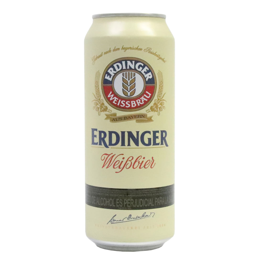 CERVEZA ALEMA ERDINGER RUBIA LATA*500ML