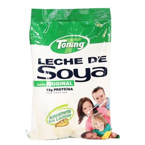LECHE SOYA NATURAL *750GR TONING