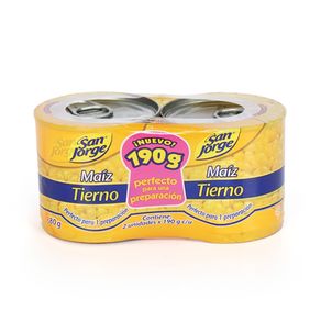 OF MAIZ TIERNO SAN JORGE 2UNI  x 190GR