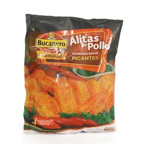 ALITAS POLLO PICANTE 10U BUCAN 900 GR