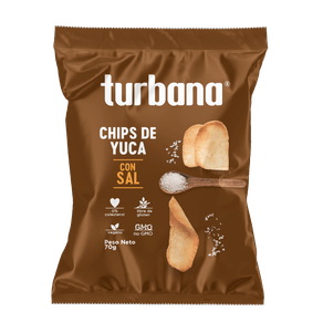 CHIPS TURBANA DE YUCA CON SAL*70GR