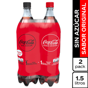 DUO PACK COCACOLA ORG*1,5LT SIN AZUx1,5