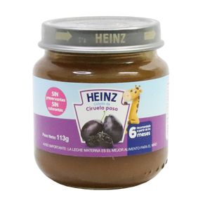 COMPOTA HEINZ CIRUELAS PASAS x 113GR