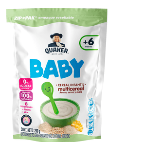 CEREAL BABY QUAKER MULTICEREAL *200GR