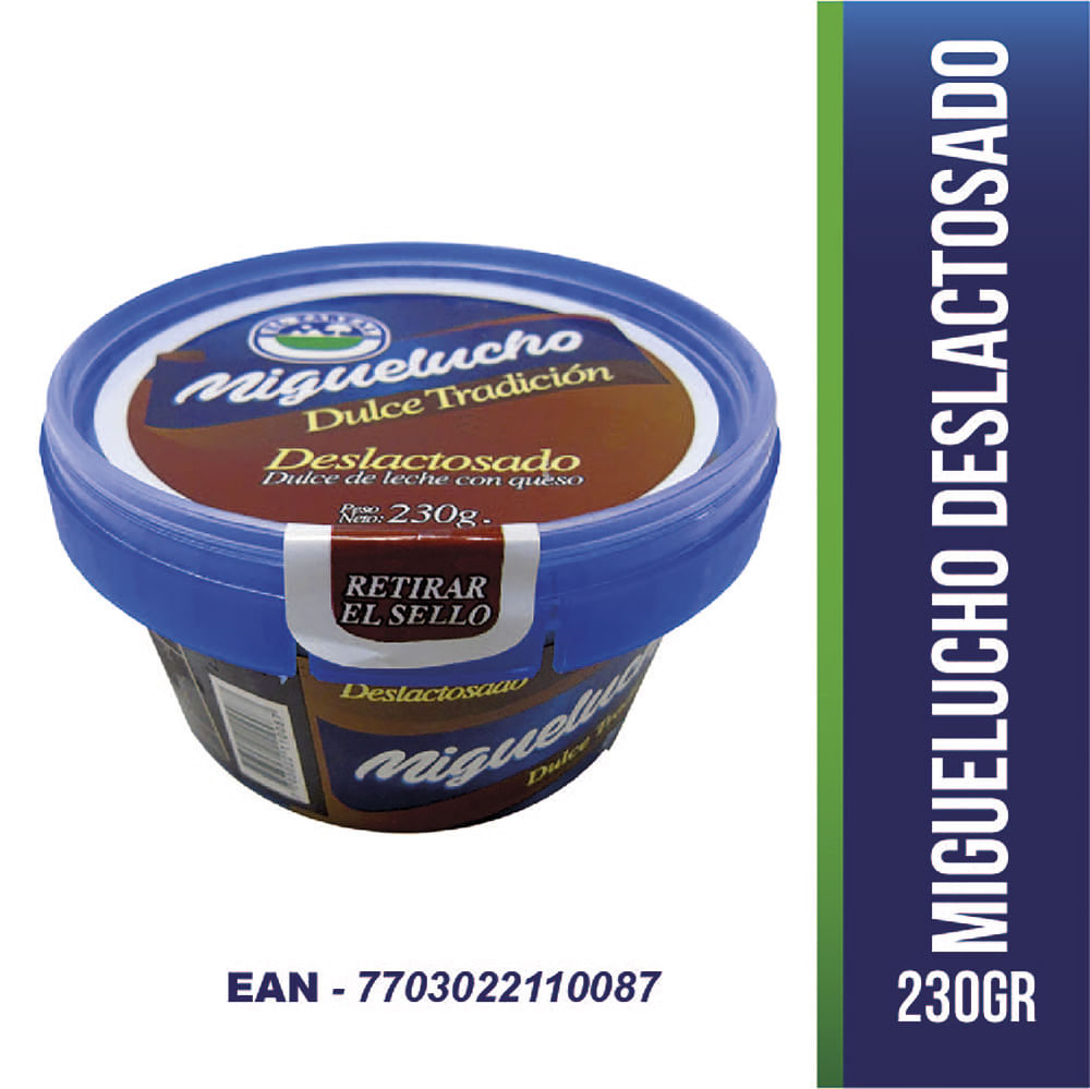 MIGUELUCHO DULCE DE QUESO  x 230 GR