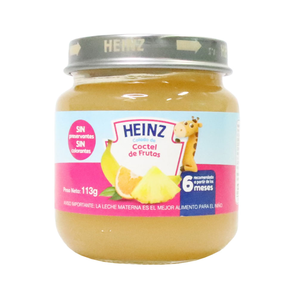 COMPOTA HEINZ COCTEL DE FRUTAS  x 113GR