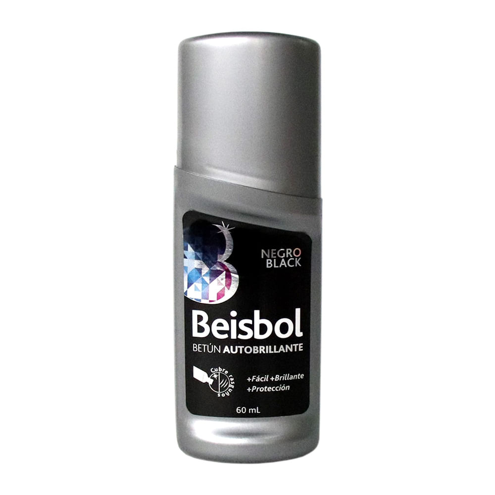 BETUN AUTOBRILLANTEBEISBOL NEGRO  x 60ML