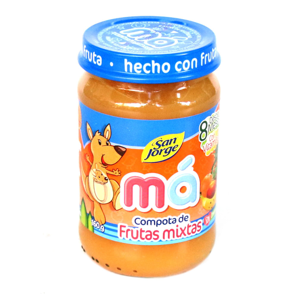 COMPOTA FRUTAS MI x TAS S/J  x  160GR
