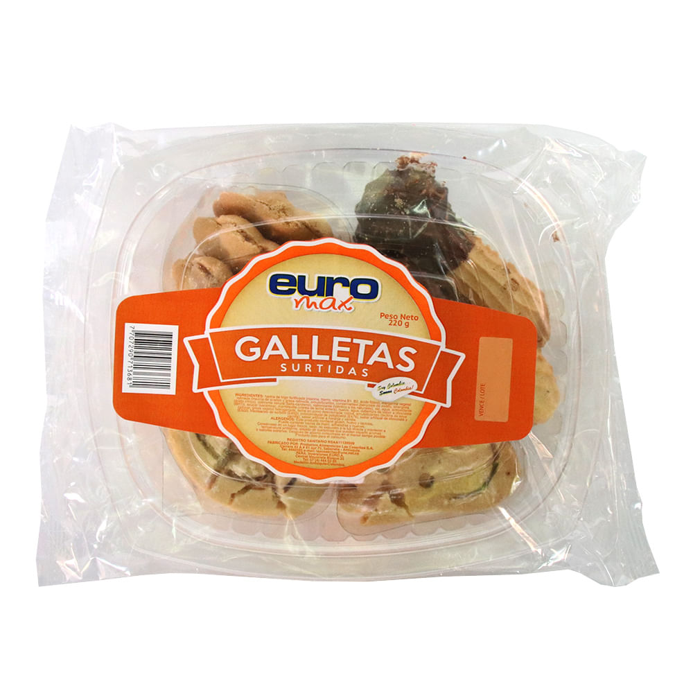 GALLETA EUROMAX SURTIDAS X 220GR