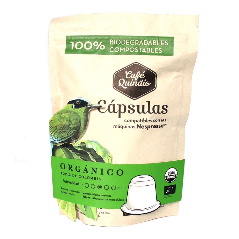 CAFE EN CAPSULA ORGANICO  x 10 UND