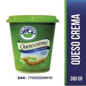 QUESO CREMA 380gr ZARZAL