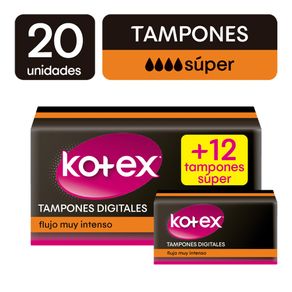 TAMPON KOTEX  SUPER  x  32 UND
