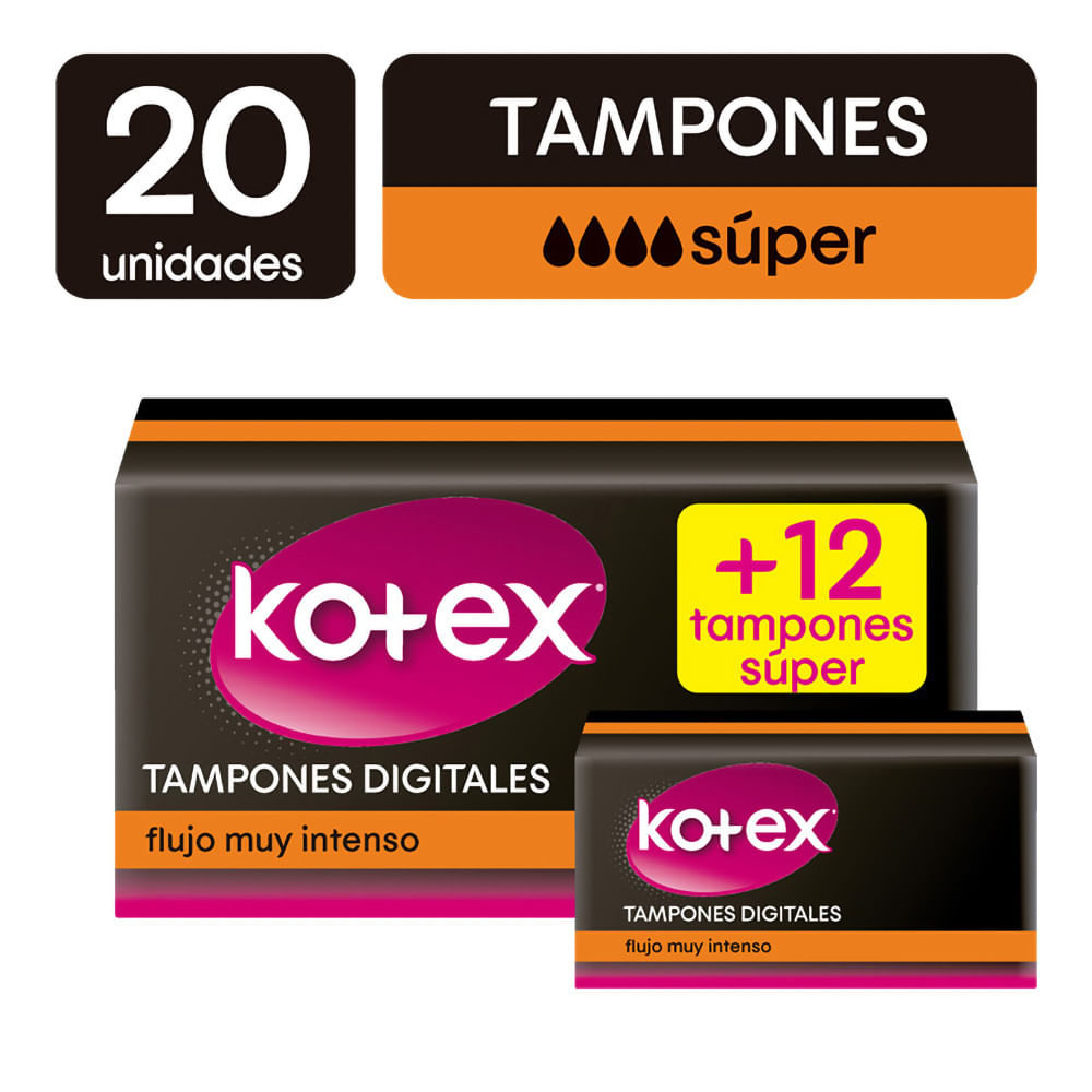 TAMPON KOTEX  SUPER  x  32 UND