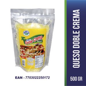QUESO DOBLE CREMA RALLADO ZARZAL x 500GR
