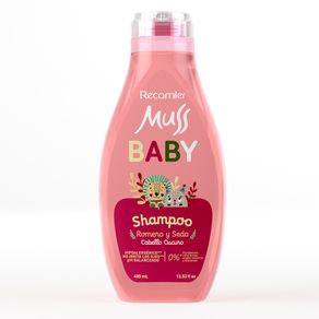 SHAMPOO MUSS BABY ROMERO Y SEDA*400ML