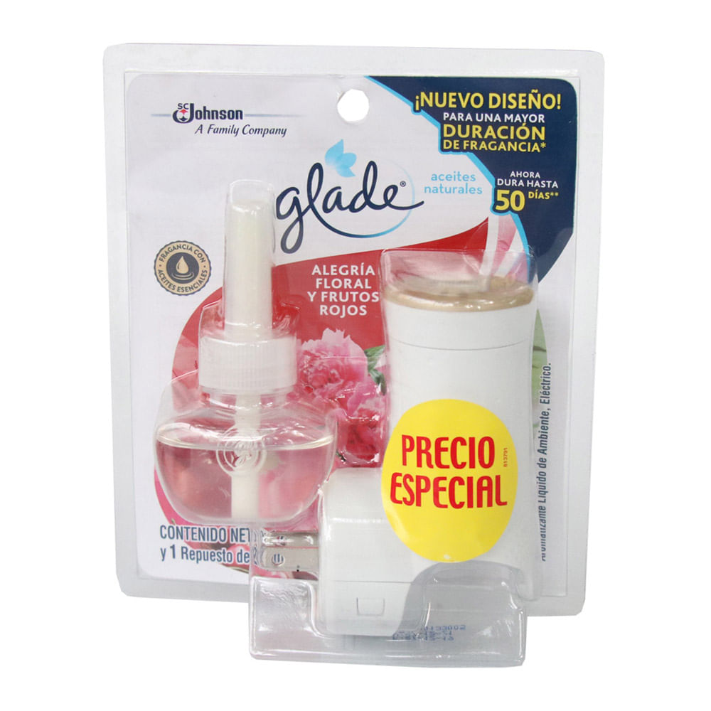 AMB ELECT FRUTOS ROJOS GLADE UND x 21ML