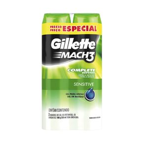 GEL AFEIT MACH3 SENSIT GILLETE X2U*198ML