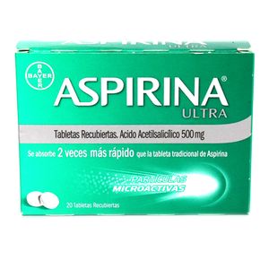 ASPIRINA ULTRA 500MG x 20 TABLETAS