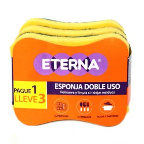 ESPONJA MULTIUSOS 1X3U ETERNA