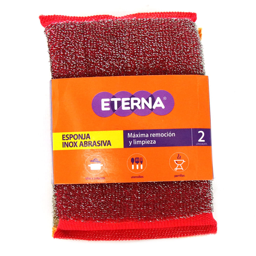 ESPONJA INOX ABRASIVA ETERNA x 2UND