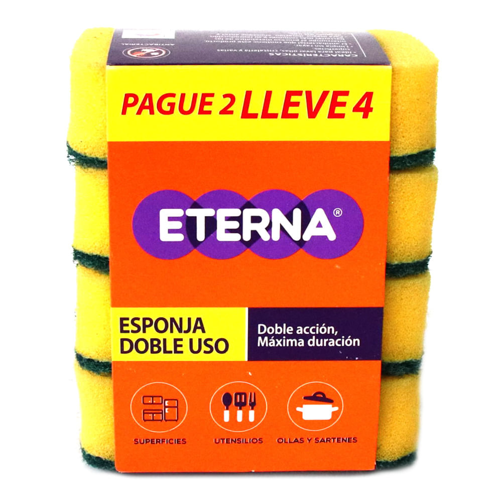 ESPONJA MULTIUSO 2X4U