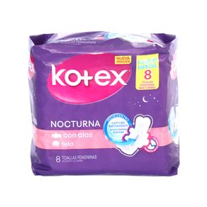 TOALLA TELA NOCTURNA KOTEX X8UND