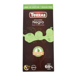 Chocolate Negro Stevia 100 Gramos Torras