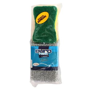 ESPONJA ORO/PLATA+DOB USO EUROMAX