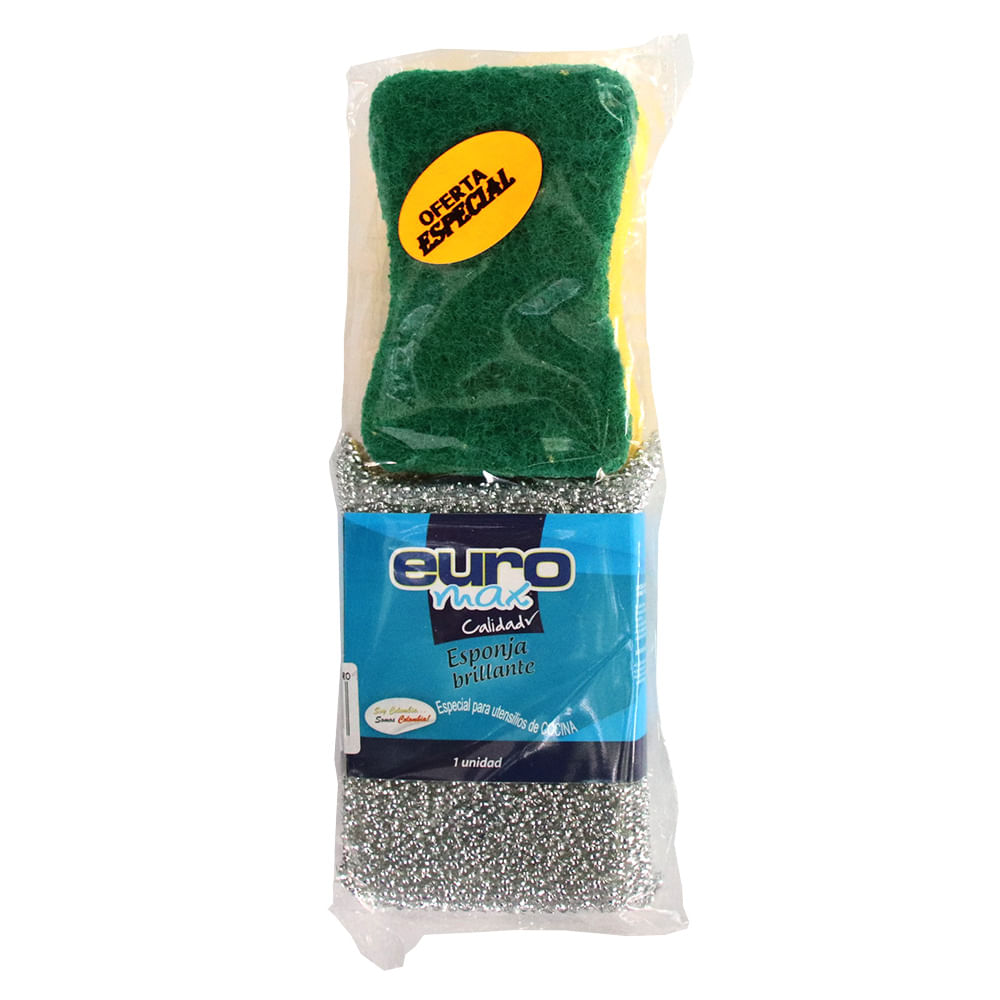 ESPONJA ORO/PLATA+DOB USO EUROMAX