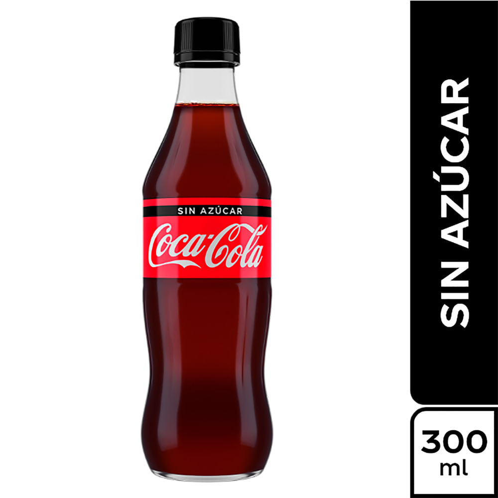 GASEOSA COCA COLA ZERO x 300 ML