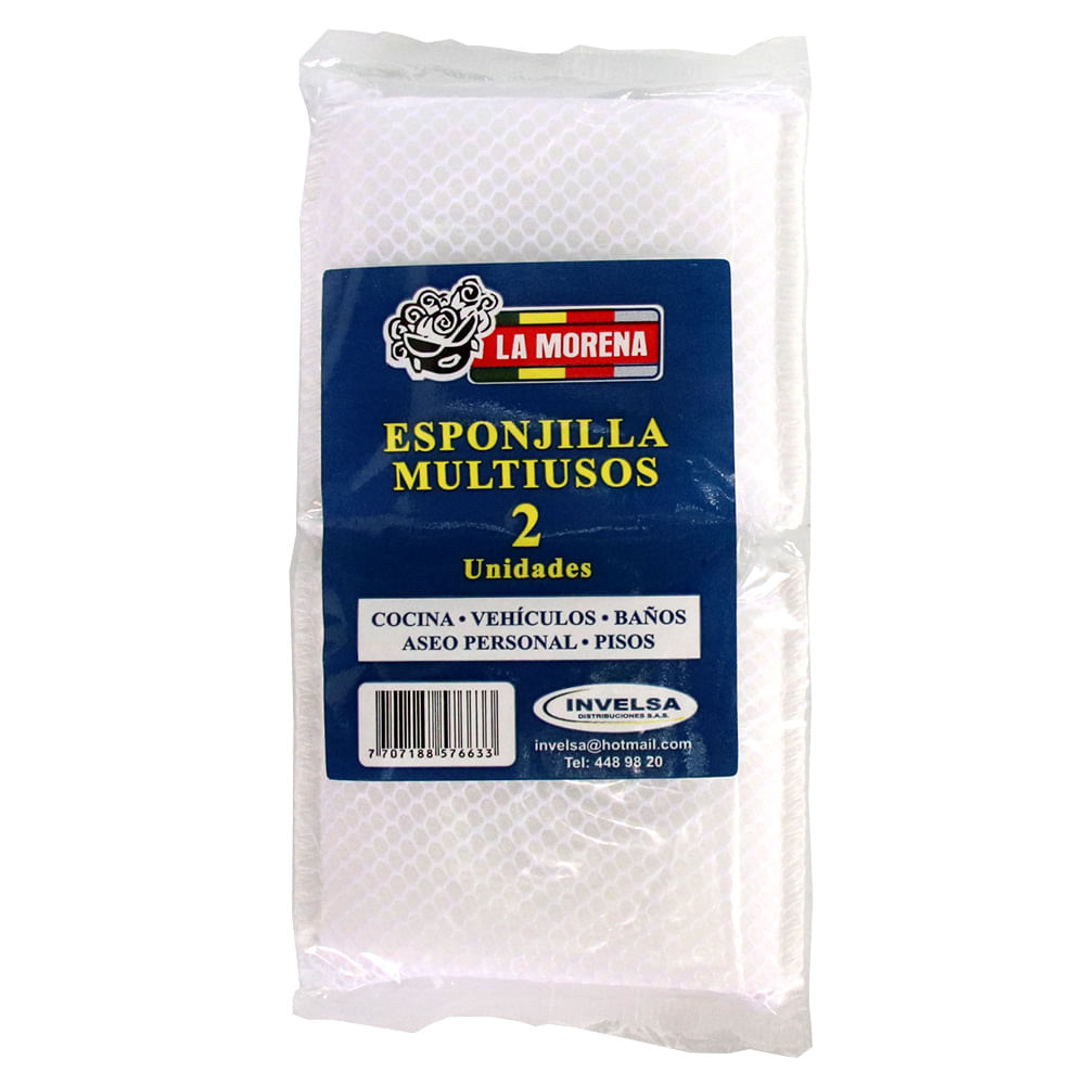 ESPONJILLA MULTIUSO X2UND LA MORENA