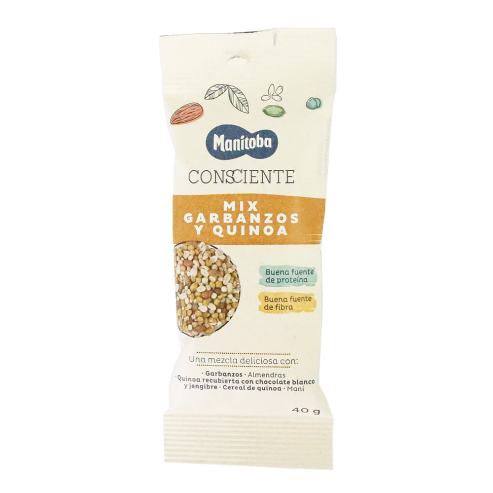 MIX GARBANZO Y QUINUA MANITOBA x 40 GR