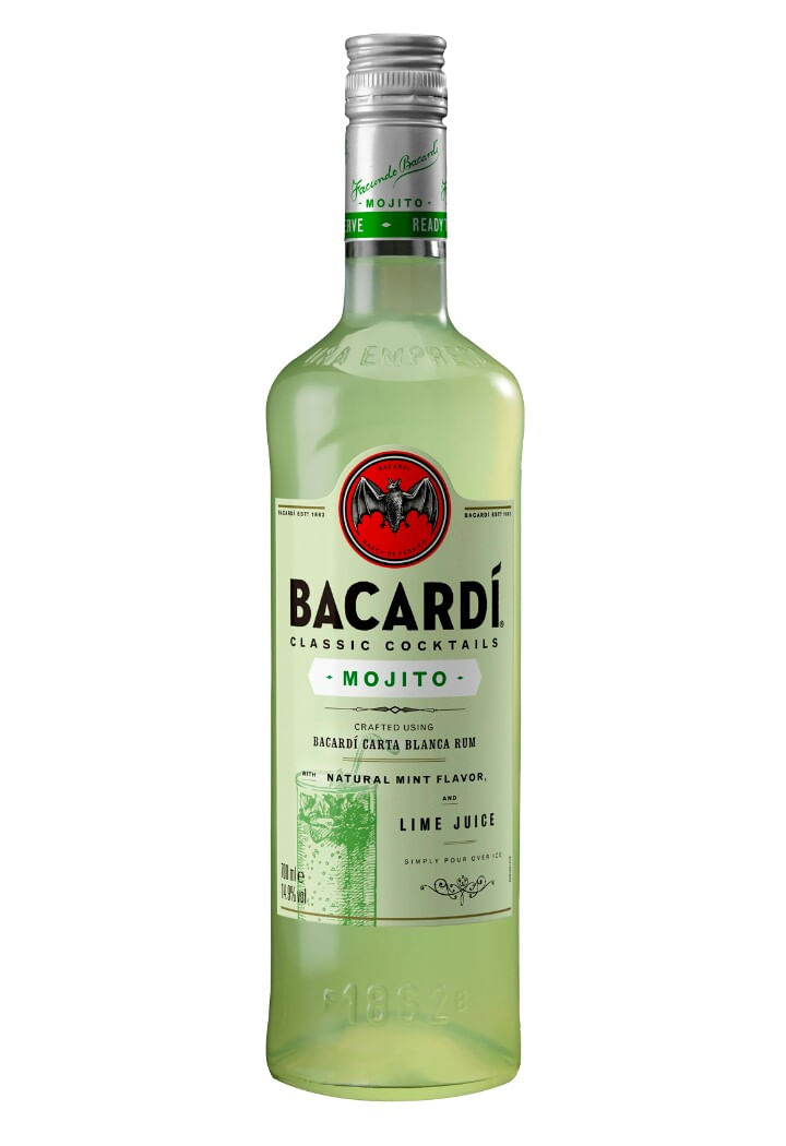 RON MOJITO BACARDI  x 750ML