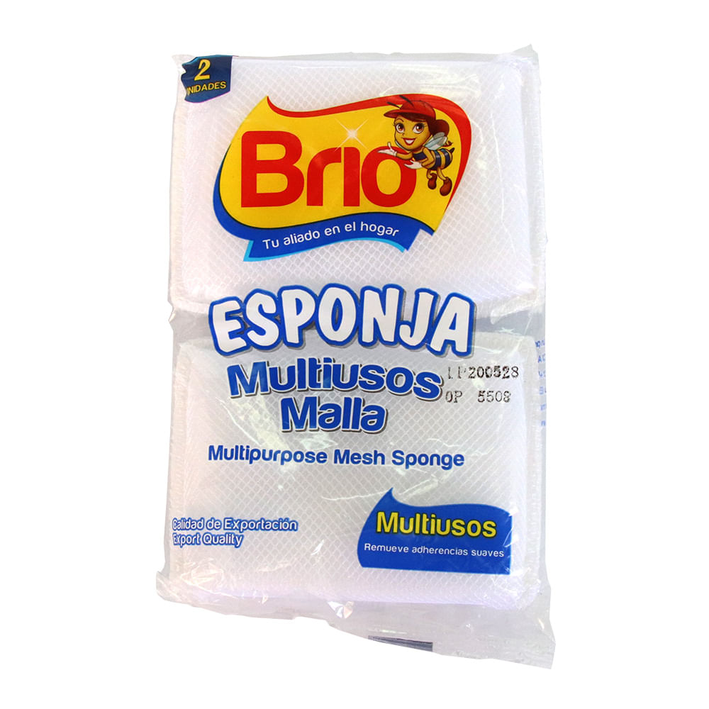 ESPONJA MULTIUSOS BRIO x 2U
