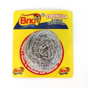 ESPONJILLA EN ACERO INOXIDABLE BRIO *1U