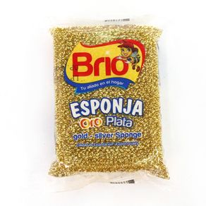 ESPONJA ORO PLATA BRIO x 1U