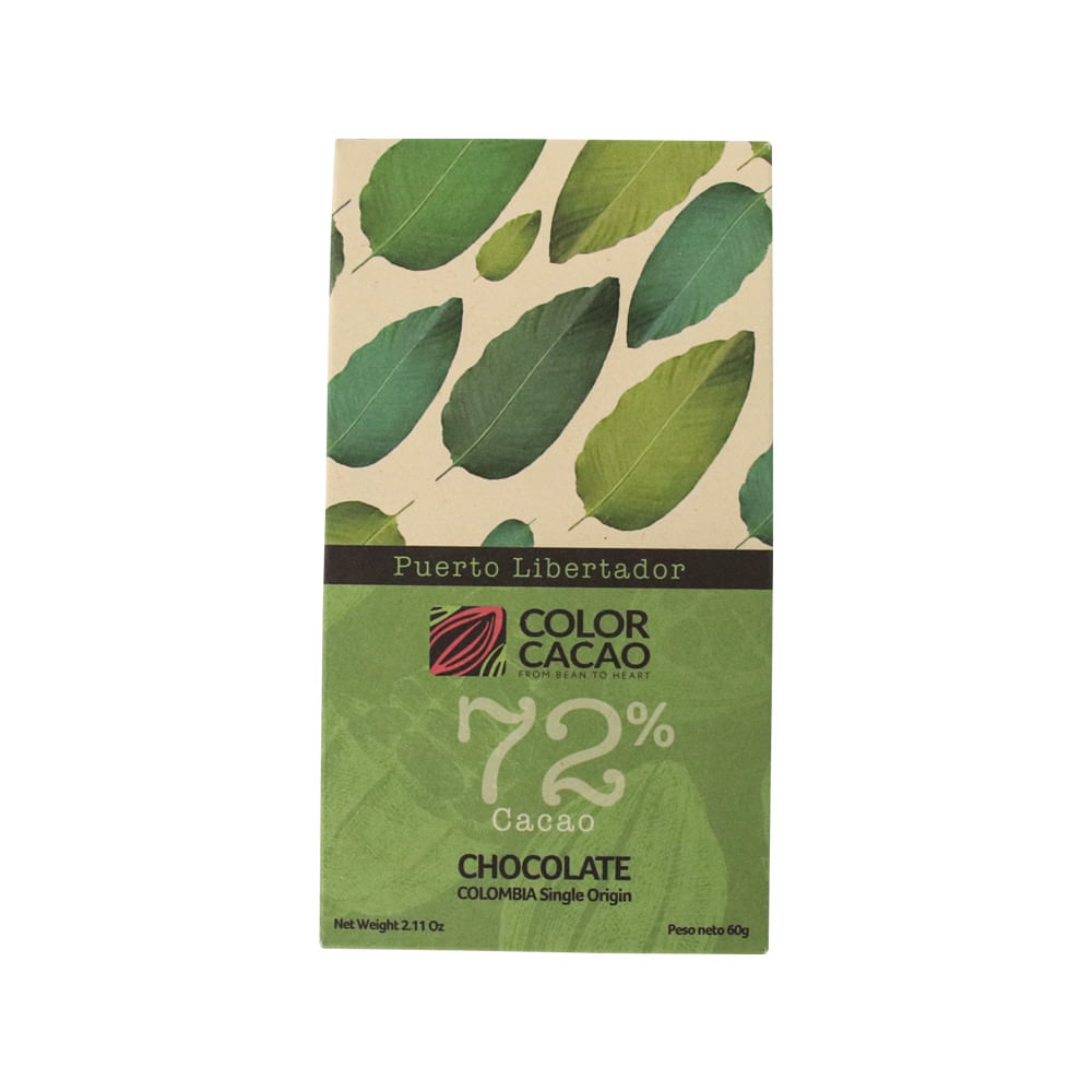 CHOCOLATE COLOR CACAO 72%  x 60gr