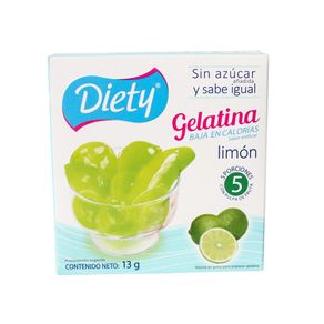 GELATINA DIETY LIMON x 13GR