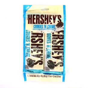 DUO PAC CHOC BLAN COOK CRE*43GR HERSHEYS