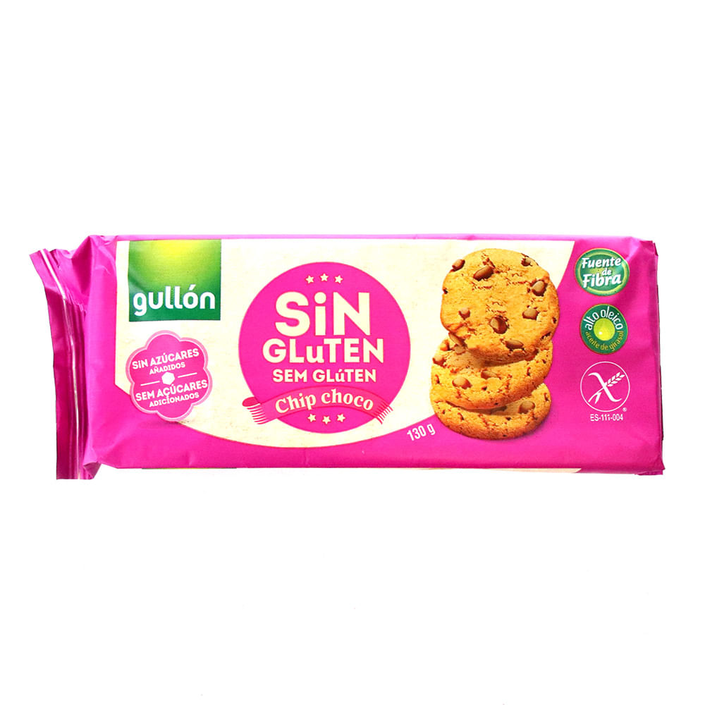 CHIP CHOCOLATE S/GLUTEN S/A GULLON*130GR
