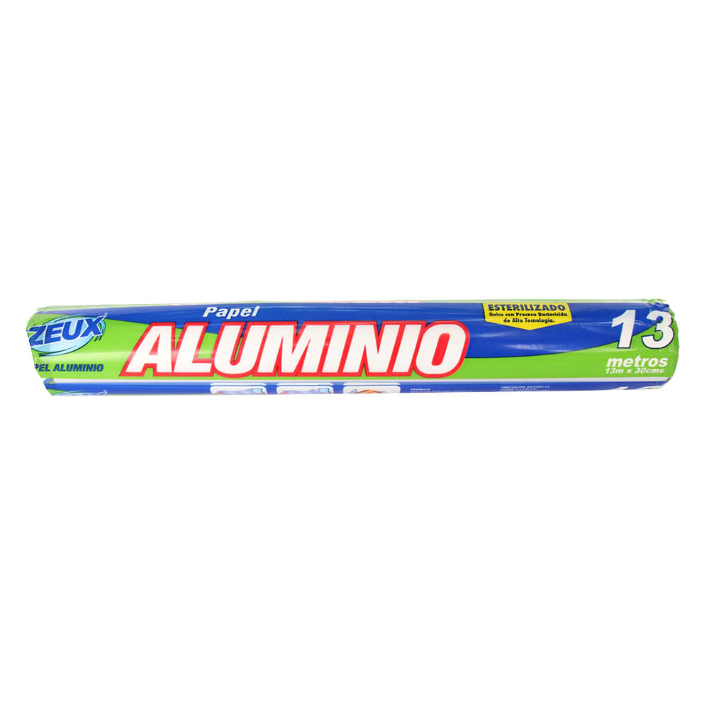 PAPEL ALUMINIO ZEUX RTO  x 13MT