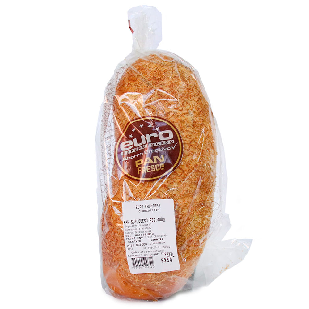 PAN SUPERQUESO AL HORNO x 400GR