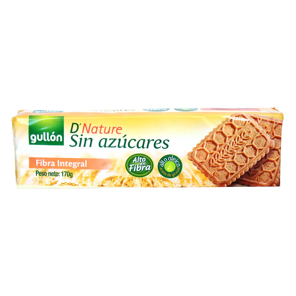 GALLETA FIBRA DIET NATURAL GULLON *170GR