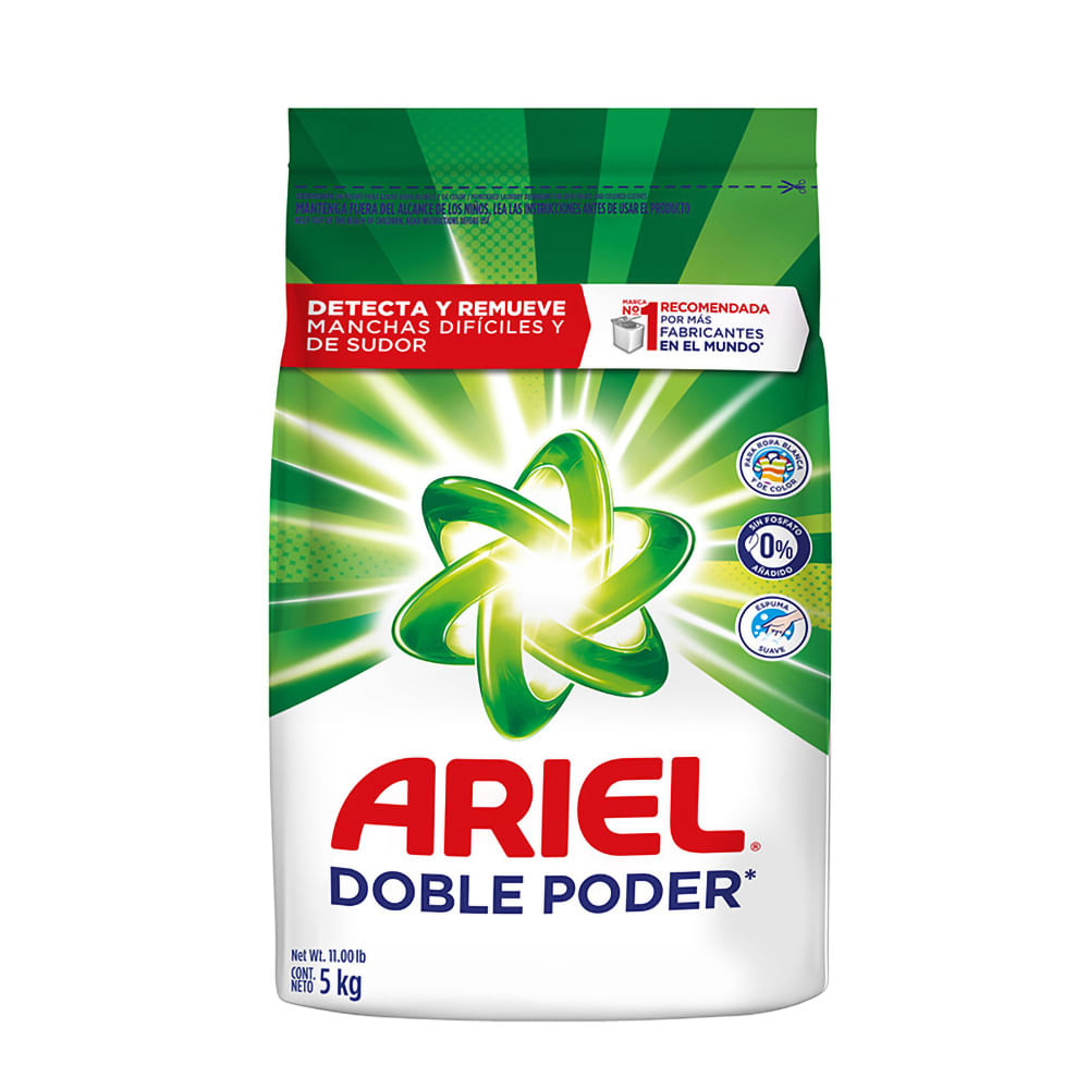 DETERGENTE ARIEL REGULAR  x  5 KG