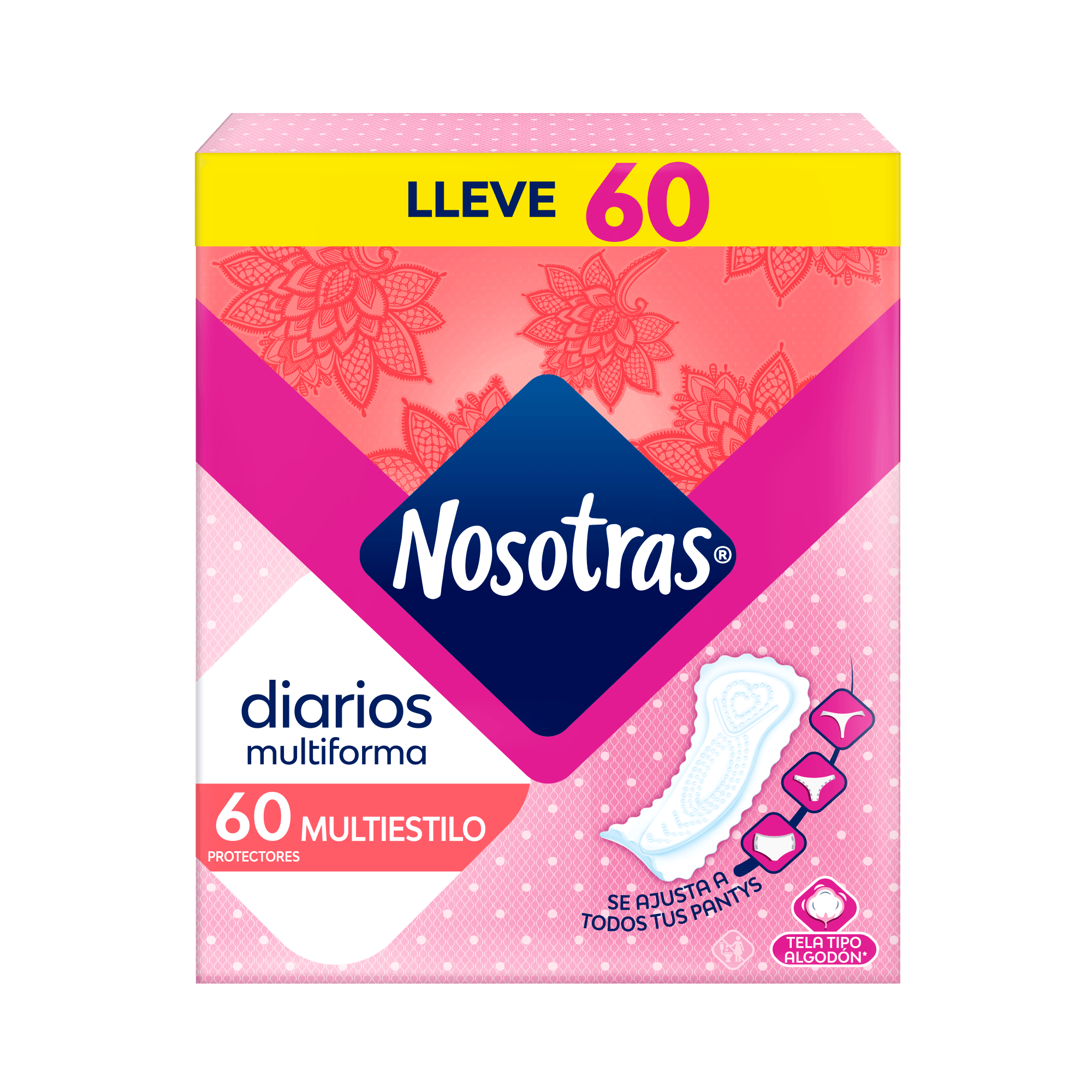 PROTECT DIARIOS MULTIESTILO NOSOTRAS*60U