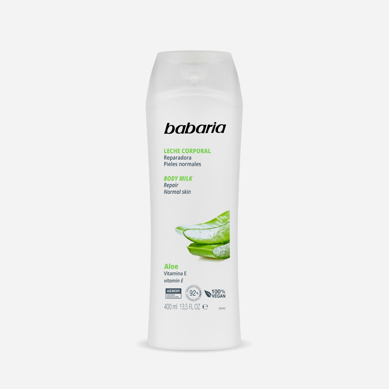 LECHE CORPORAL BABARIA ALOE*400ML