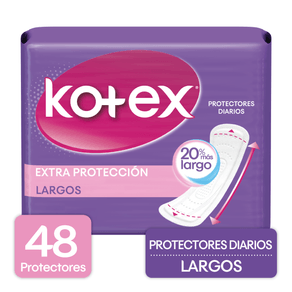PROTECTOR KOTEX DIARIO LARGO*48UND