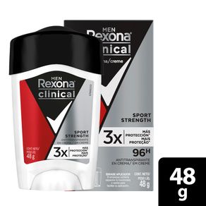 DEO BARRA CLINICAL SPORT MEN REXONA *48G