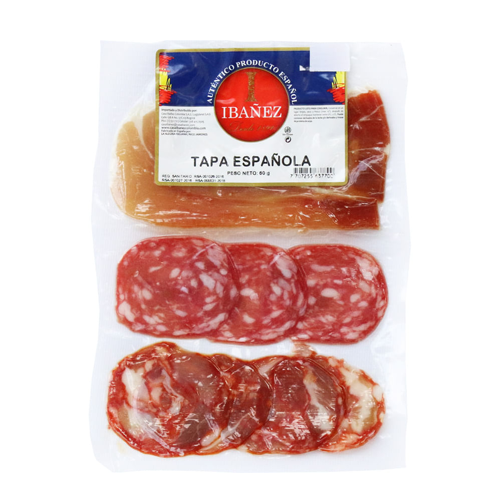TAPA ESPAÃ‘OLA  x 60 GR